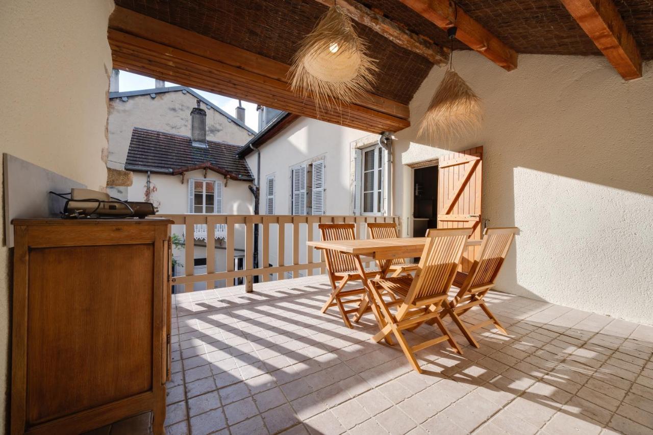 Grand Appartement 8 Personnes Terrasse Privative Hyper Centre Calme 隆勒索涅 外观 照片